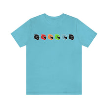 Load image into Gallery viewer, Helmet Line-up V1 Unisex T-Shirt (Prisoners of the Masquerade)